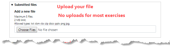 Upload files